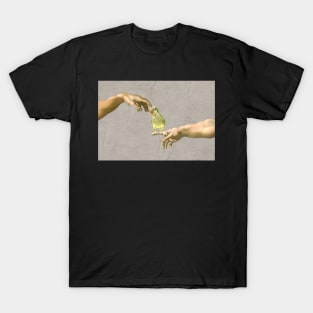 scritching a monk parakeet #full T-Shirt